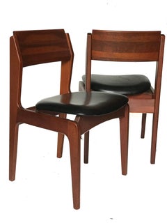 1960s, Dining Chairs by Nestor Basterretxea for Biok, Set of Two