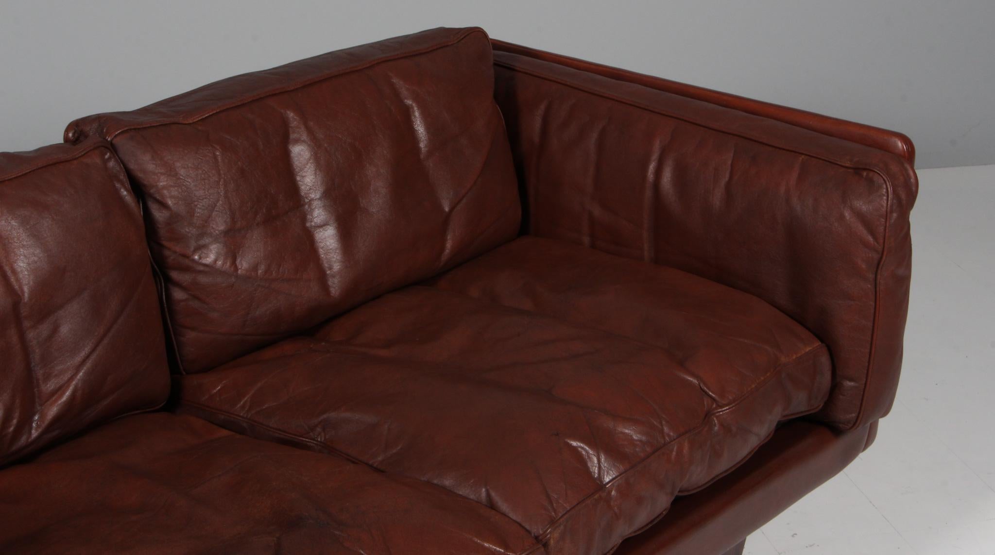 1960ties Illum Wikkelsoe V11, 2-sitziges sofa von Holger Christensen im Zustand „Relativ gut“ im Angebot in Esbjerg, DK