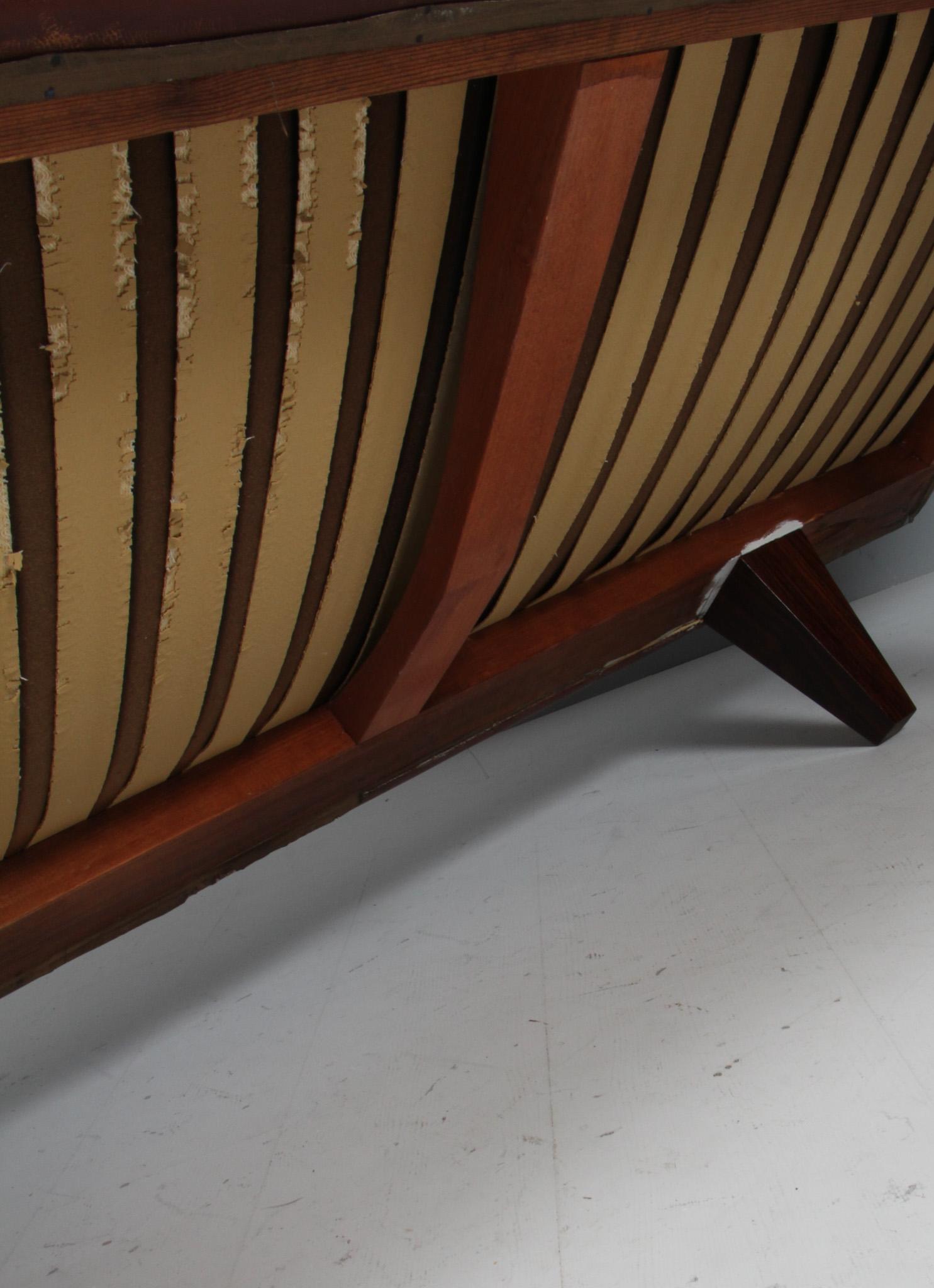 1960ties Illum Wikkelsoe V11, 3-sitziges sofa von Holger Christensen im Angebot 1