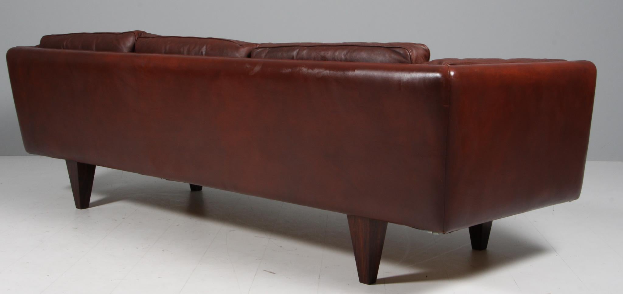 1960ties Illum Wikkelsoe V11, 3-sitziges sofa von Holger Christensen im Angebot 2