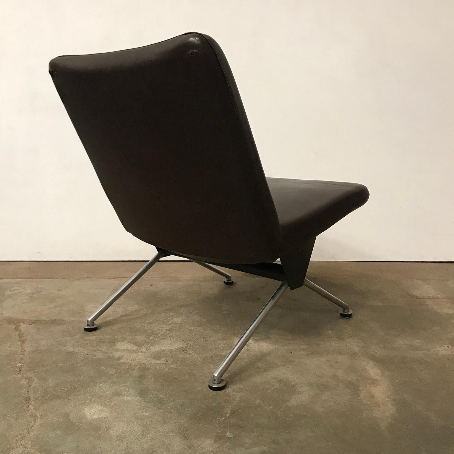 1961, Andre Cordemeyer für Gispen, niederländischer Easy Chair Nr. 1432 aus der Mitte des Jahrhunderts (Moderne der Mitte des Jahrhunderts) im Angebot