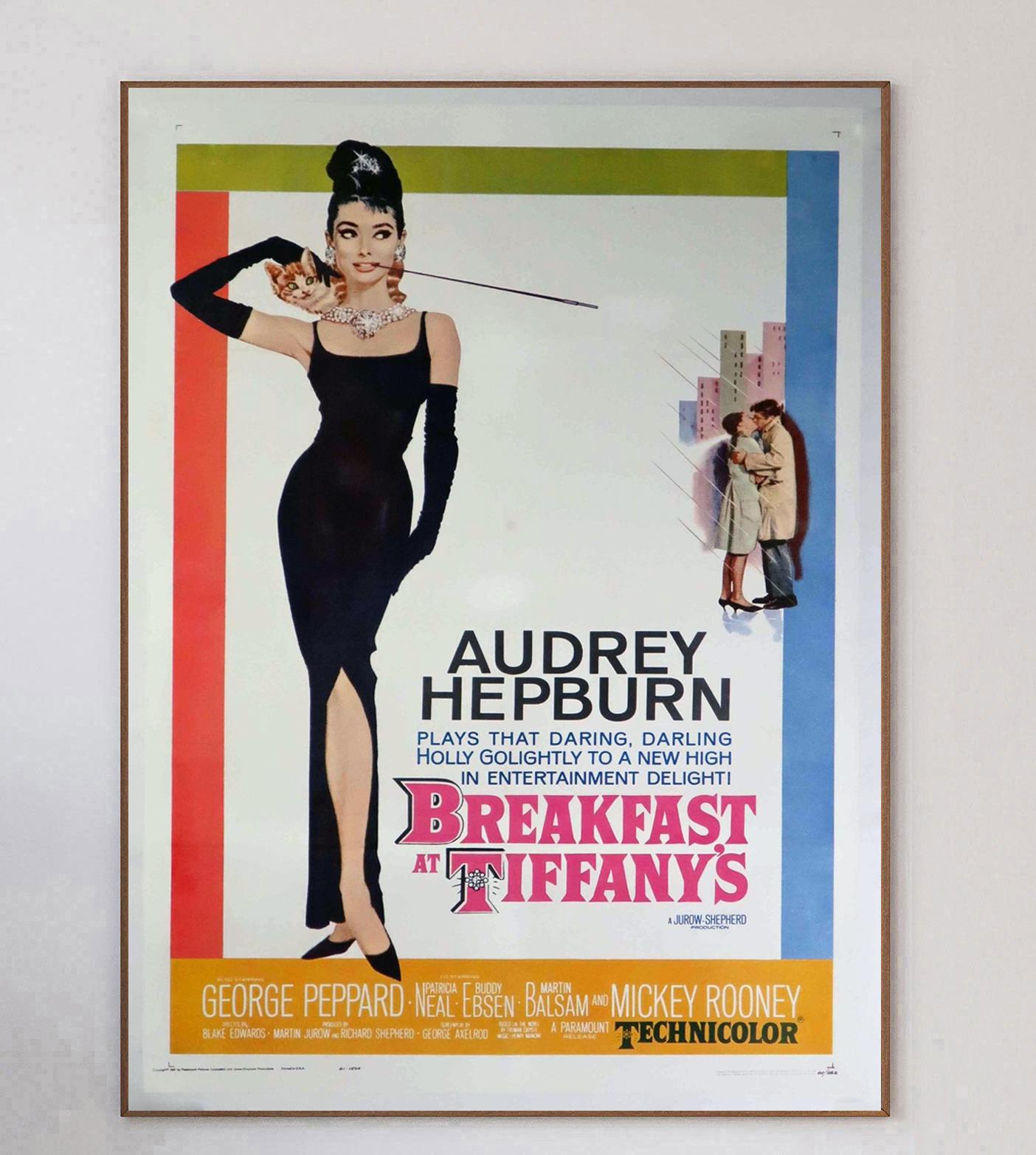 Truly one of the most iconic poster designs of all time, this 1961 poster for Blake Edwards' romantic comedy 