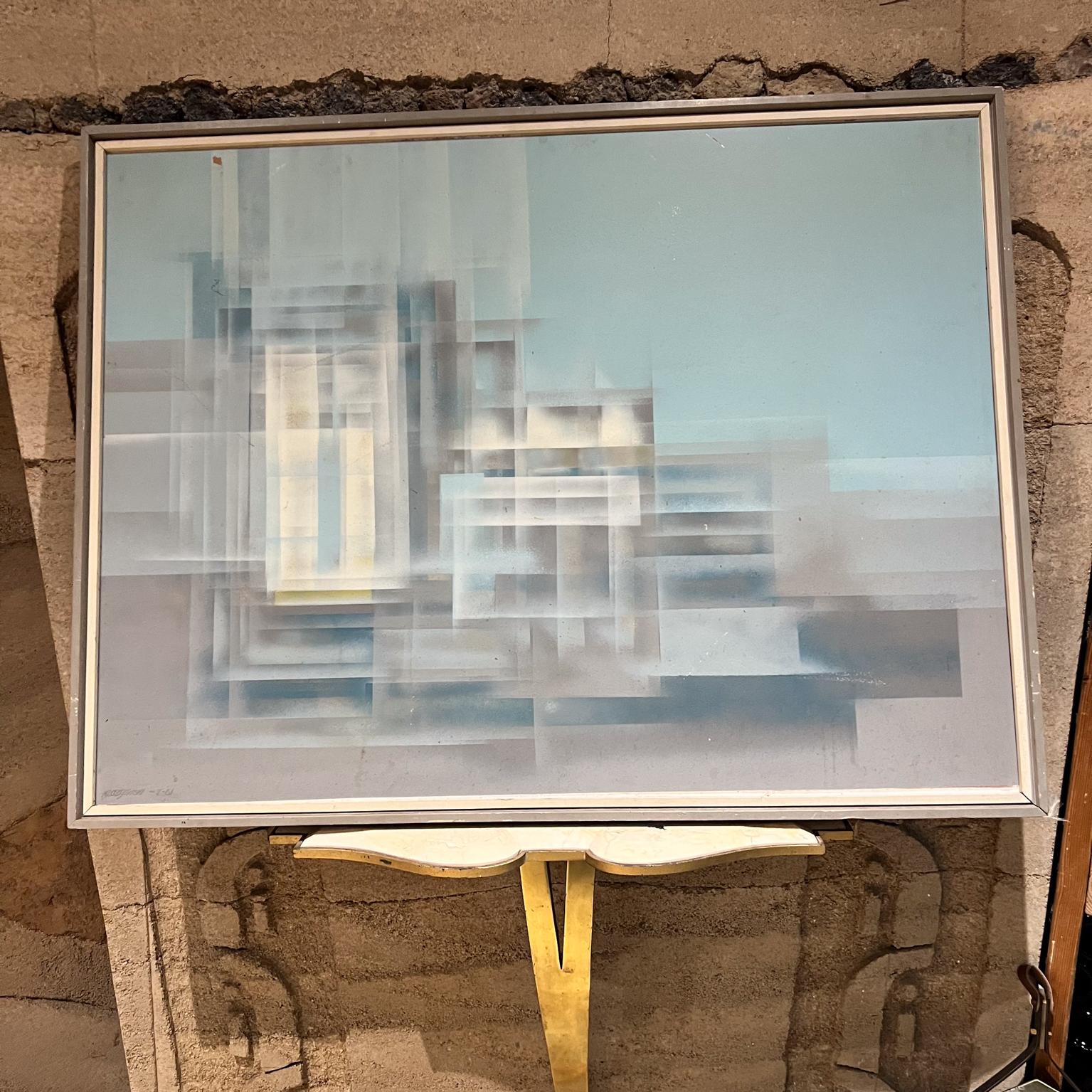 Lacca 1961 Eugene Kloszewski Miraggio riflettente Arte astratta in vendita