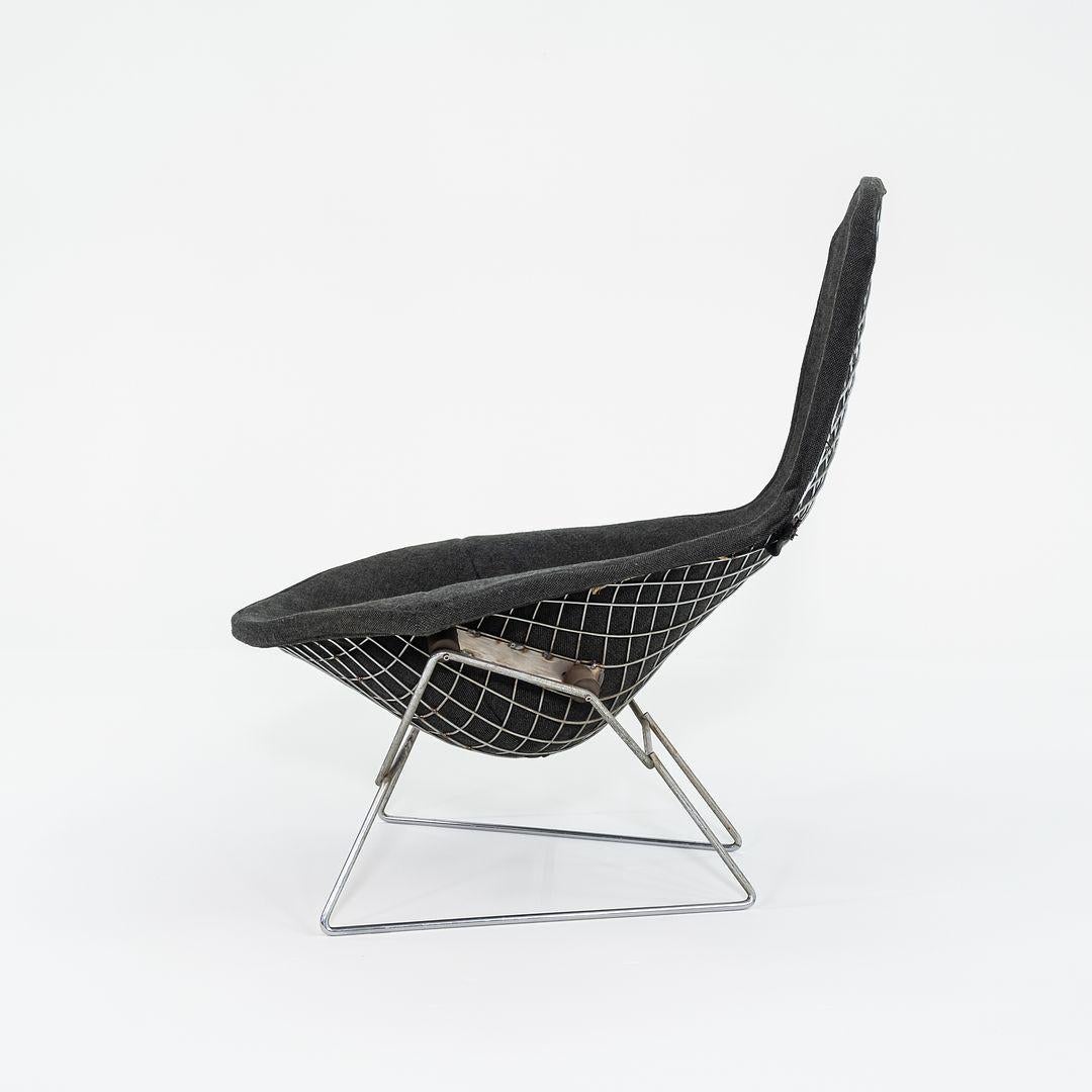 1961 Harry Bertoia para Knoll Silla Bird y otomana con recibo original Estadounidense en venta