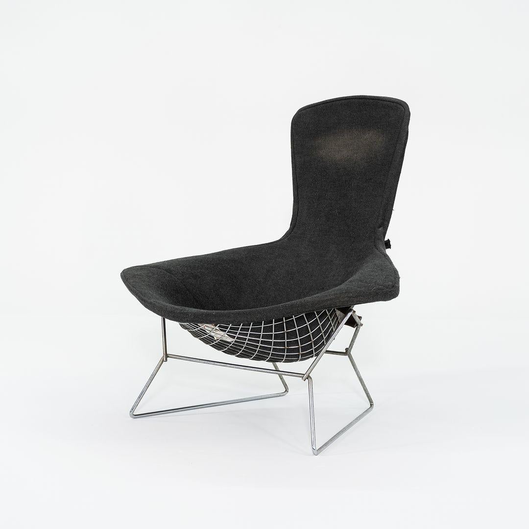 1961 Harry Bertoia para Knoll Silla Bird y otomana con recibo original mediados del siglo XX en venta