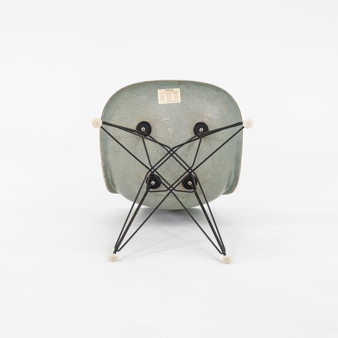 1961 Herman Miller Eames Fiberglass DSR Side Shell Dining Chair with Eiffel Base 3