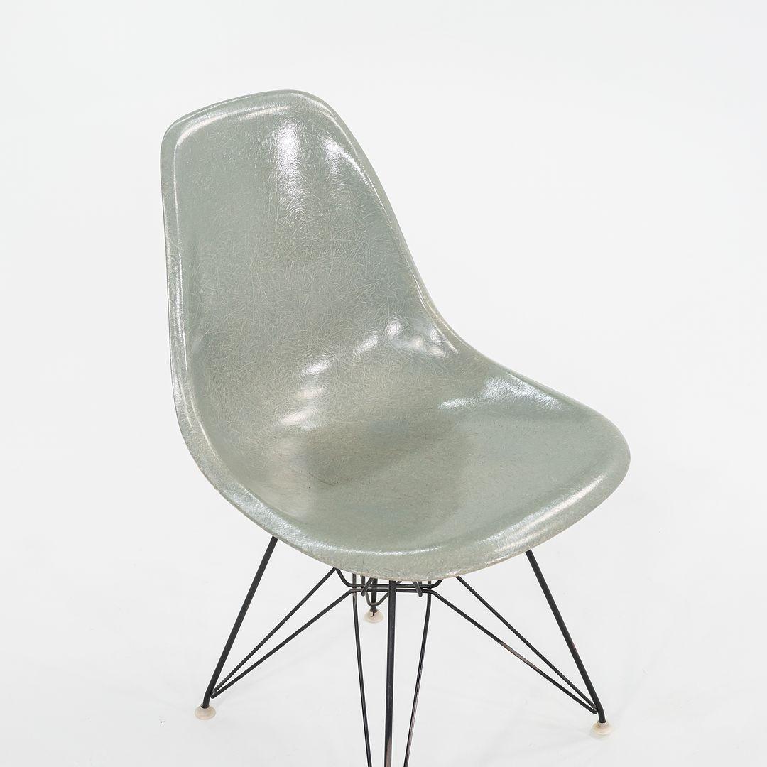 1961 Herman Miller Eames Fiberglass DSR Side Shell Dining Chair with Eiffel Base 5