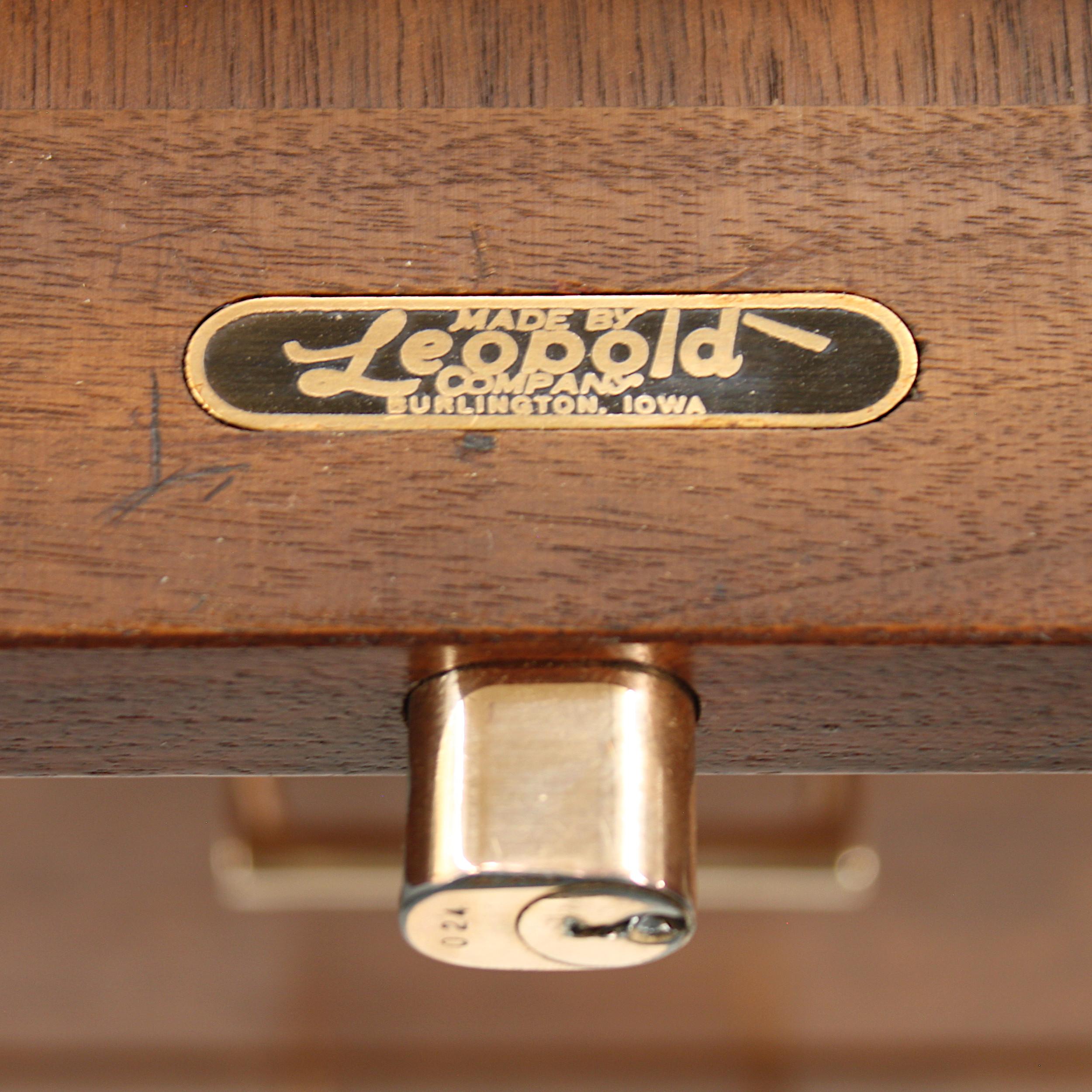 Mid-20th Century 1961 Mid-Century Modern Walnut Executive Desk by Charles Deaton for Leopold