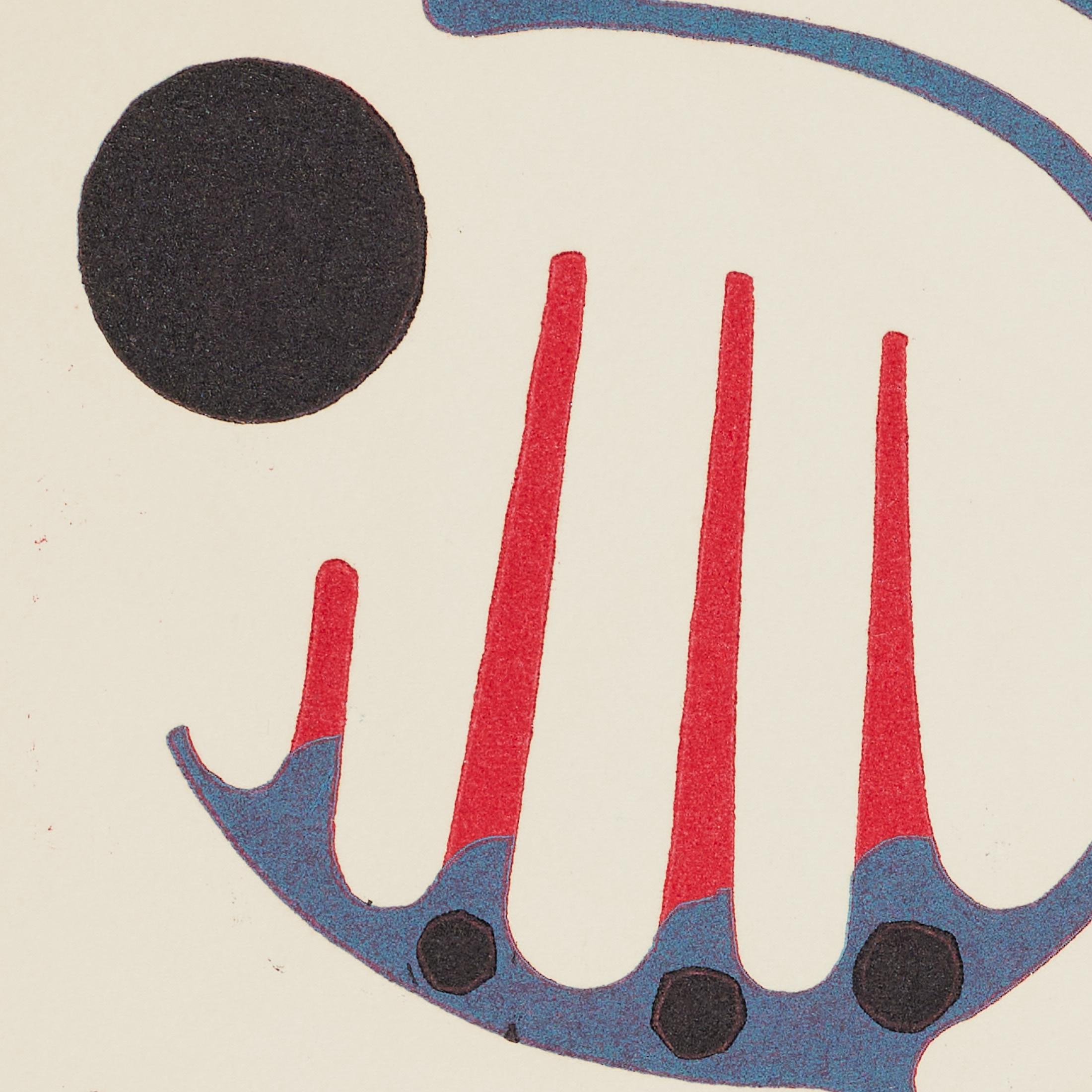 1961 Moisès Villèlia Linocut - 
