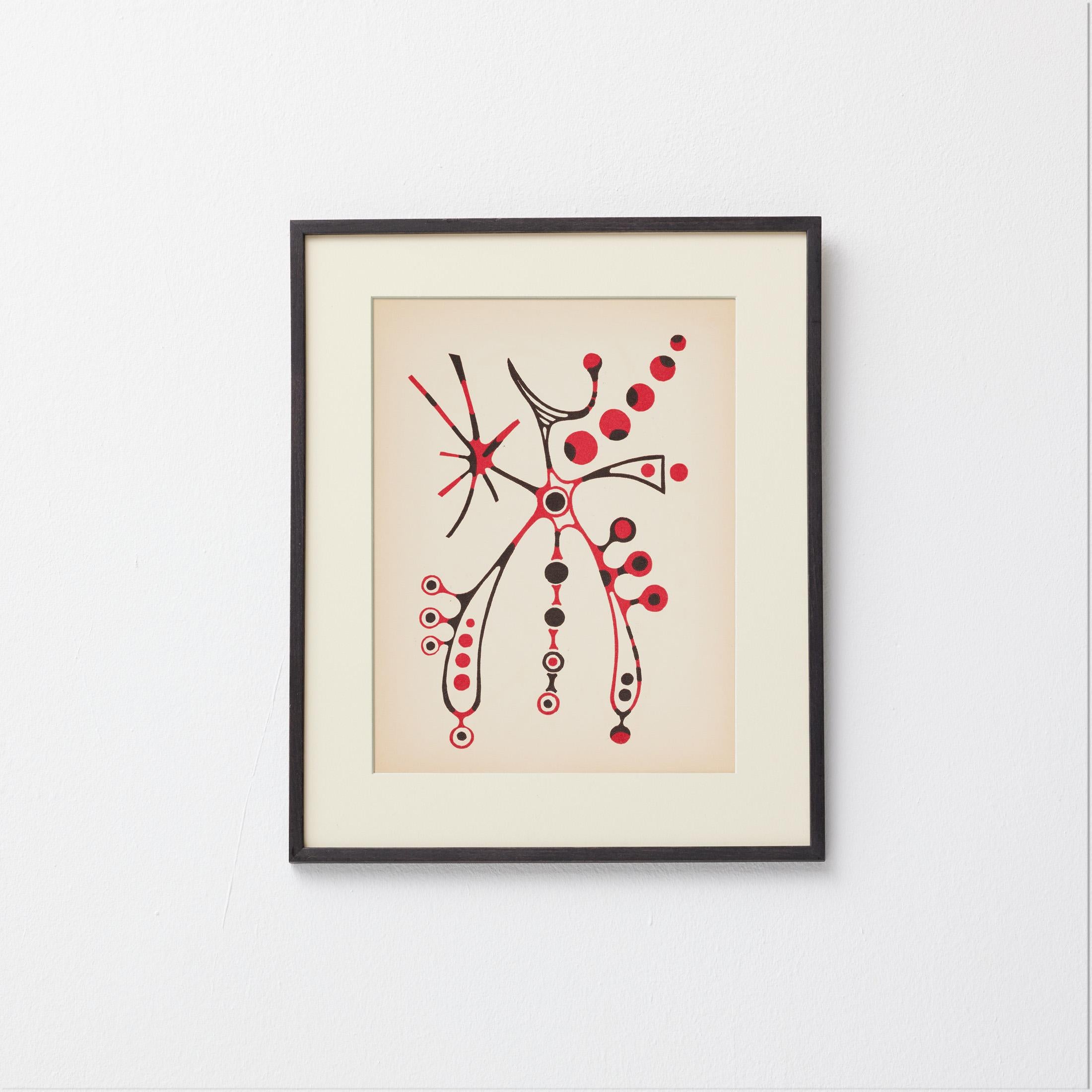 1961 Moisès Villèlia Linocut - 