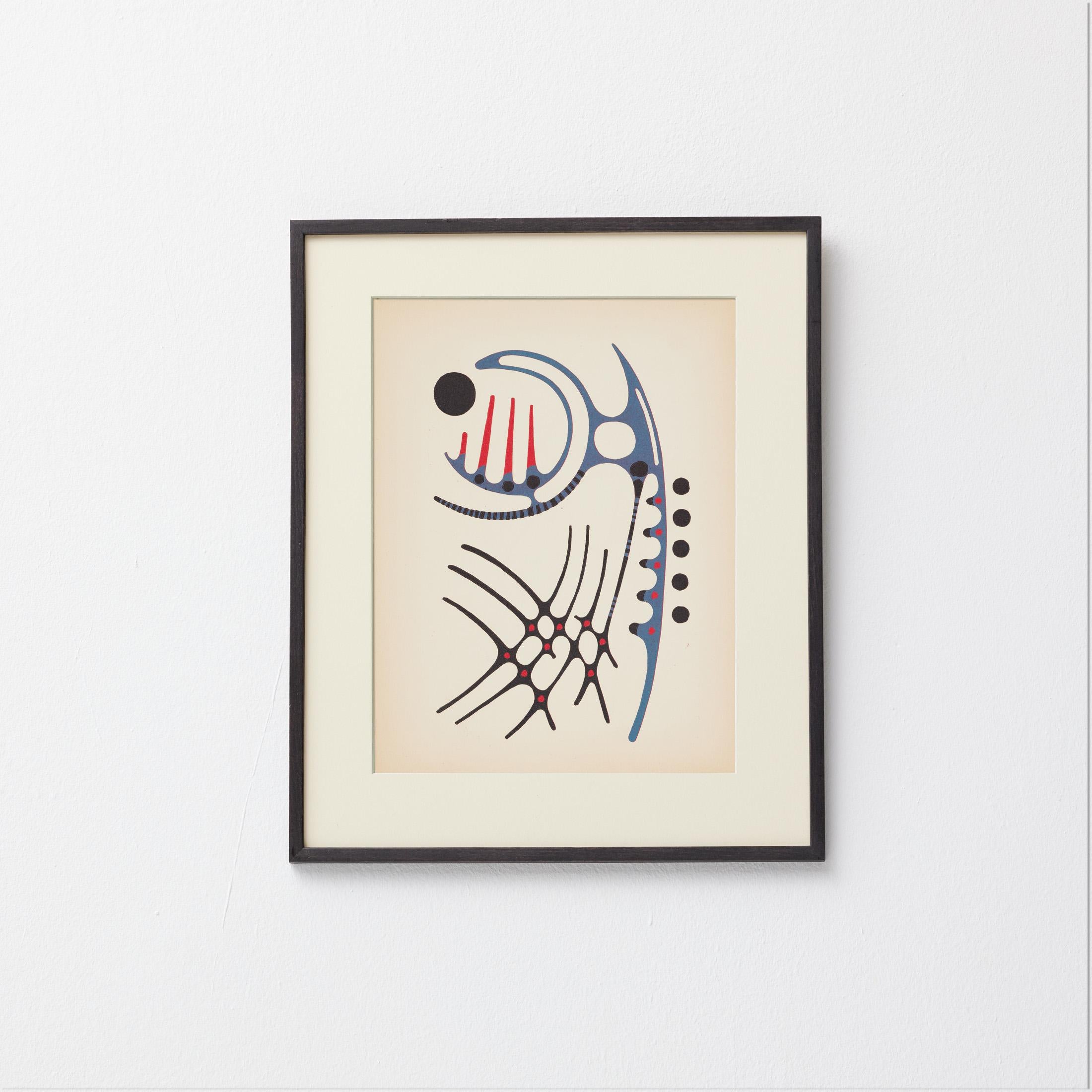 1961 Moisès Villèlia Linocut - 