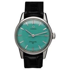 1961 Omega Seamaster 30 Vintage Mens Handwound Watch, Larger 35mm Model - SS