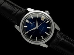 1961 Omega Seamaster Mens Vintage Automatic Cal. 562 Blue Vignette Dial Watch
