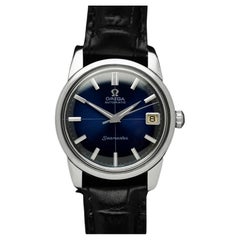1961 Omega Seamaster Mens Vintage Automatic Cal. 562 Blue Vignette Dial Watch