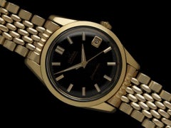 1961 OMEGA SEAMASTER Vintage Mens 14K Gold Shell Cal. 562 Watch