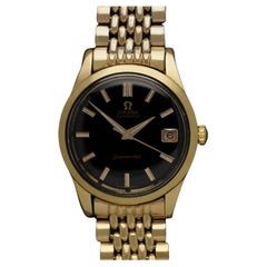 1961 OMEGA SEAMASTER Vintage Mens 14K Gold Shell Cal. 562 Watch