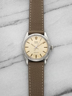 1961 Rolex Oyster Royal 6427 Stainless Steel Patina White Dial Manual 34 mm