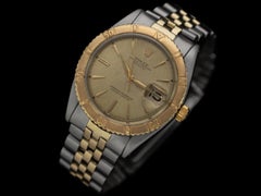 1961 Rolex Vintage Turn-O-Graph Thunderbird Datejust 18K Gold SS Watch