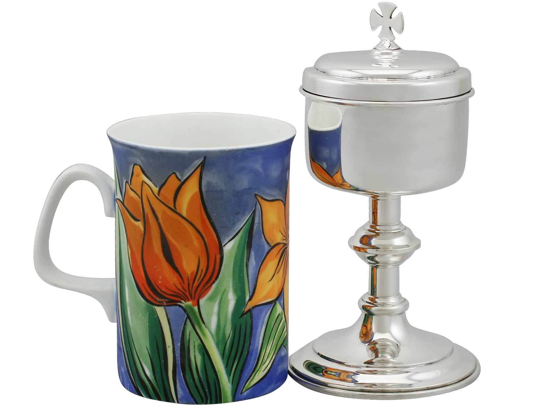 British 1961 Sterling Silver Ciborium