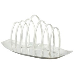 1961 Sterling Silver Design Style Toast Rack