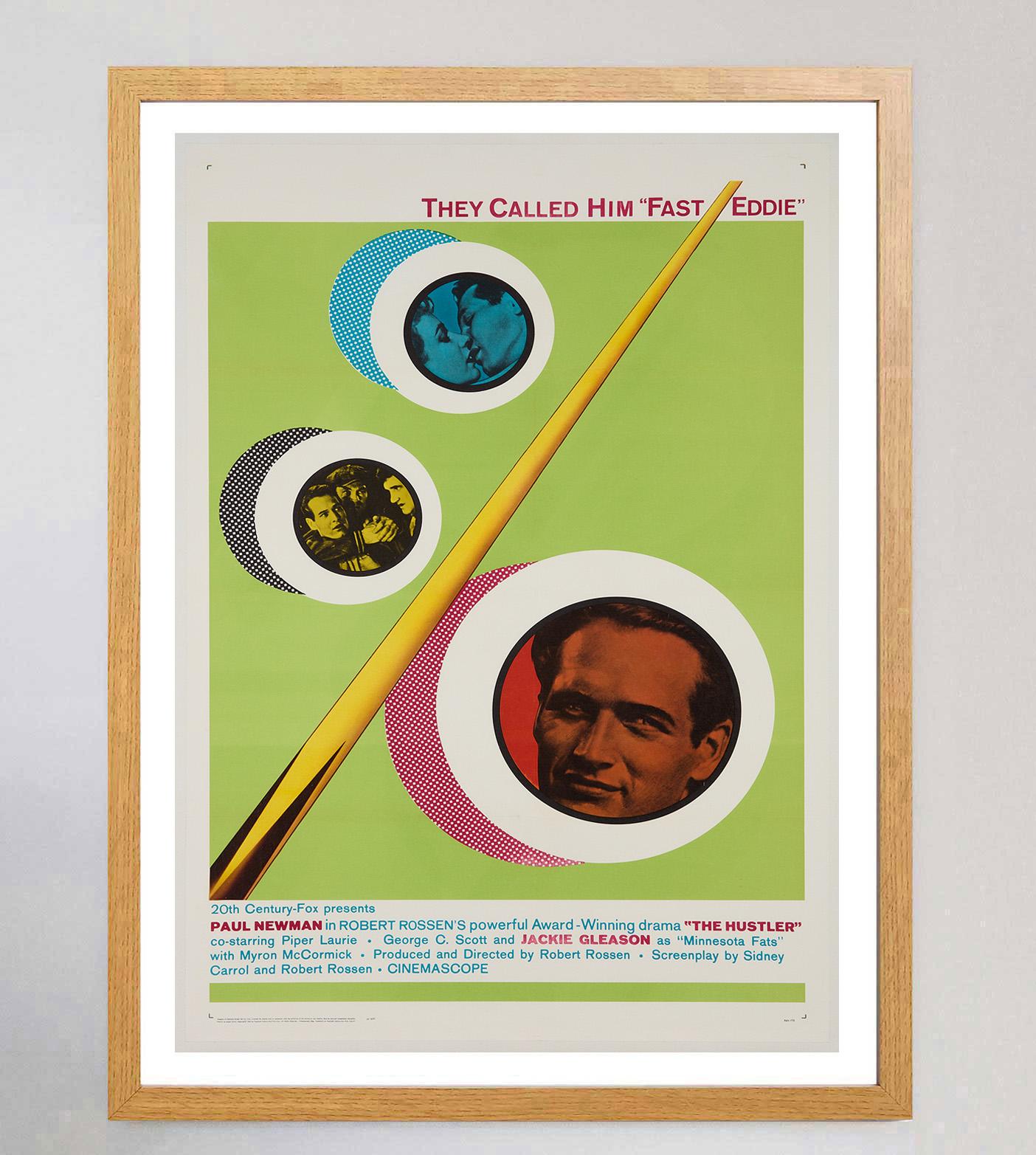 1961 Der Hustler Original Vintage Poster (amerikanisch) im Angebot