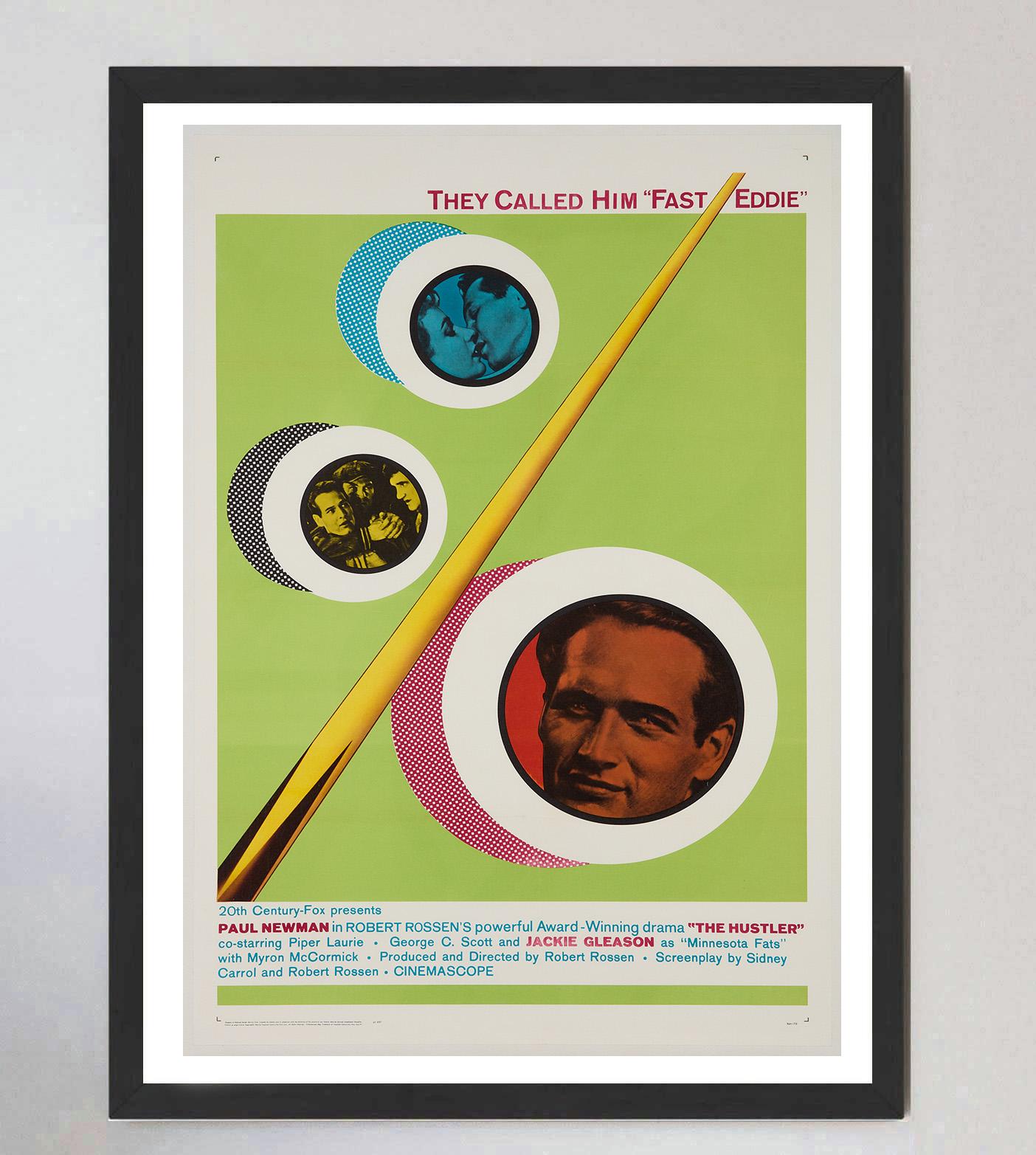 1961 Der Hustler Original Vintage Poster (Mitte des 20. Jahrhunderts) im Angebot