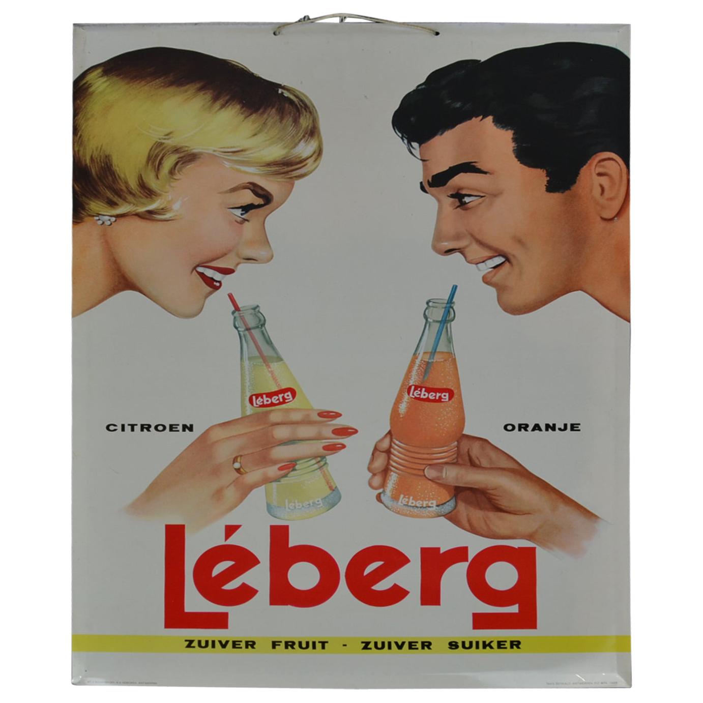 1961 Advertising Sign for Lemonade, Belgium