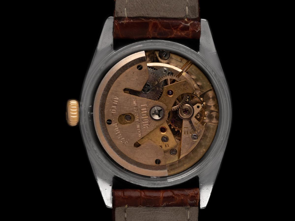 1961 Tudor (Rolex) Prince Oysterdate Vintage Herren Ref. 7944 Uhr - Edelstahl & Gold im Angebot 4