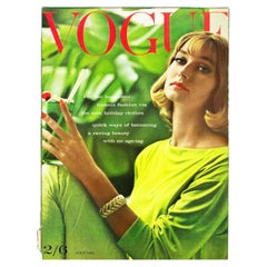 1961 VOGUE Magazine Bond Girl Tania Mallet by Eugene Vernier