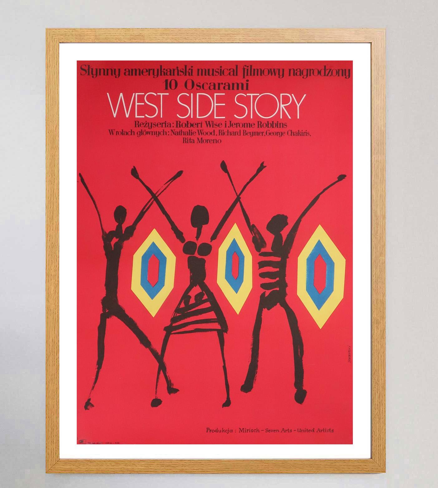 Paper 1961 West Side Story (Polish) Original Vintage Poster For Sale