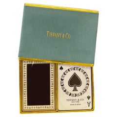 1962 1975 Tiffany &Co Sealed Double Deck Playing Cards Made in Spain 1962 1975 Tiffany &Co Sealed Double Deck Playing Cards Made in Spain