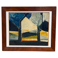 1962 Arte abstracto Óleo sobre lienzo firmado