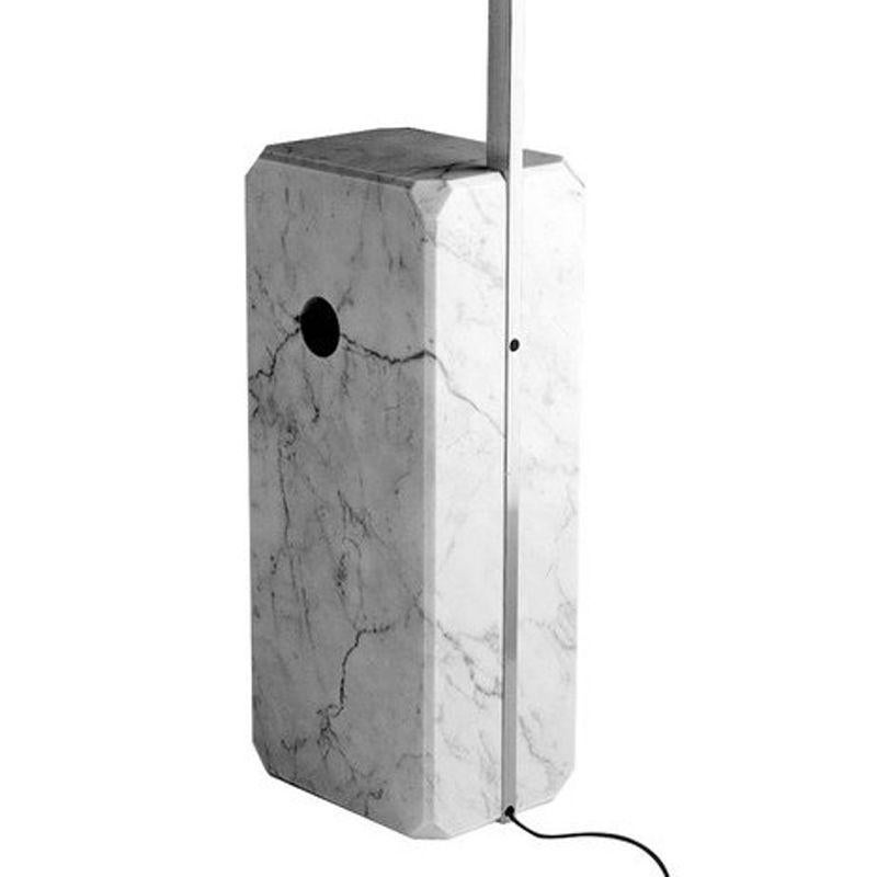 Vintage edition of 1970s

The Arco is a design icon that has been in constant production since its debut in 1962. 

Carrara marble base with beveled corners and a strategic hole that allows for easy lifting of the base.
The base supports a spun