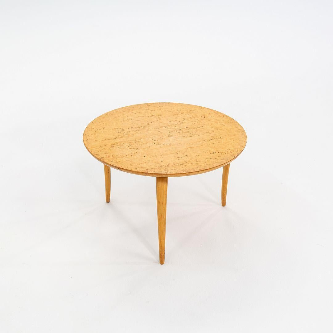 1962 Bruno Mathsson for Firma Karl Mathsson Annika Side Table w/ 18 in. Dessus en bois en vente 2