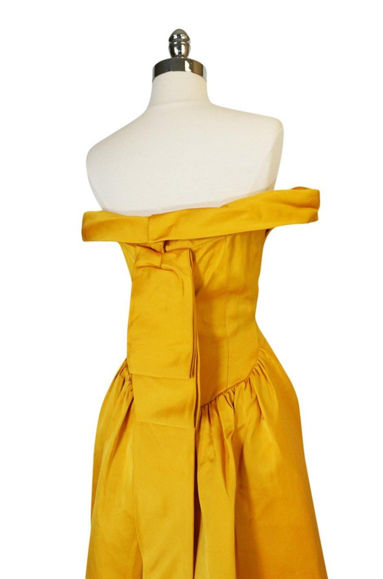 yellow balenciaga dress