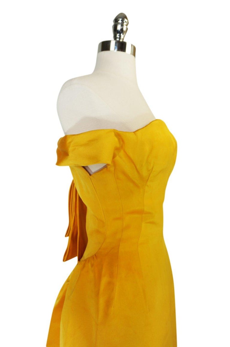 yellow balenciaga dress