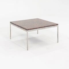 1962 Davis Allen & Gordon Bunshaft 30 inch Coffee Table in Steel w/ Granite Top