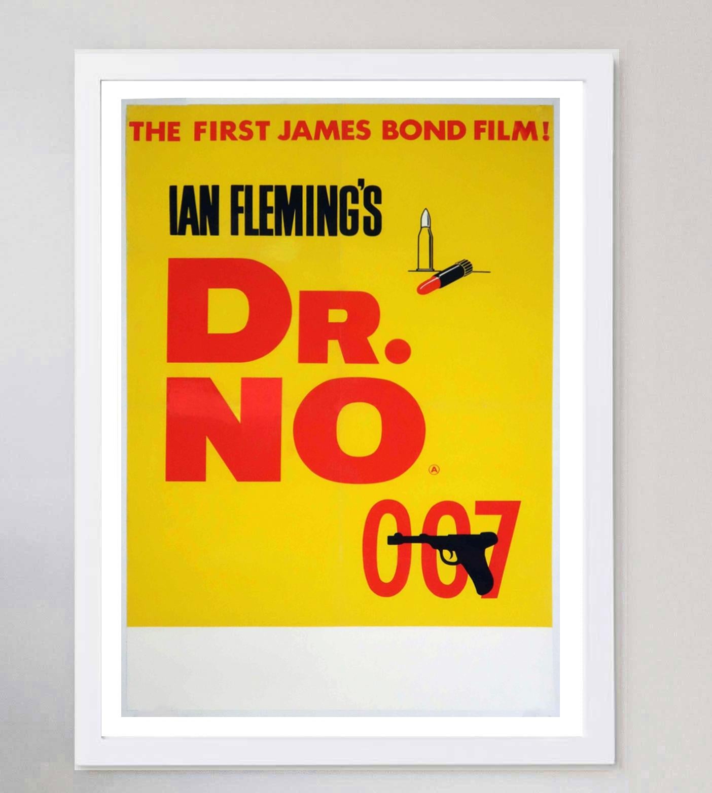 1962 Dr. No Original Vintage Poster im Zustand „Gut“ im Angebot in Winchester, GB