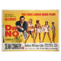 1962 Dr No. Original Vintage Poster