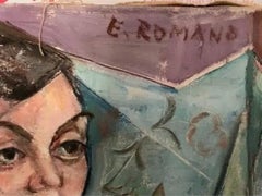 1962 E Romano Oil on Canvas ‘Therese’