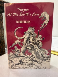 1962 Edition Tarzan At The Earth's Core Signed by Illustrator Frank Frazetta