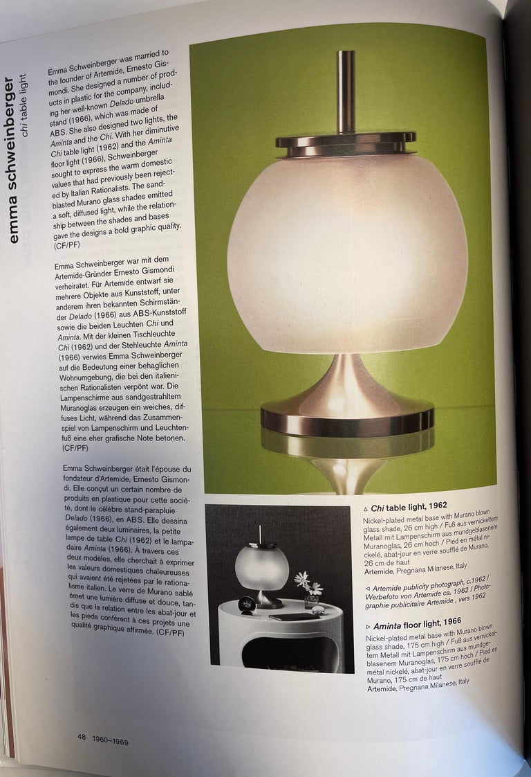 Mid-Century Modern 1962 Emma Gismondi 'Chi' Table Lamp for Artemide For Sale