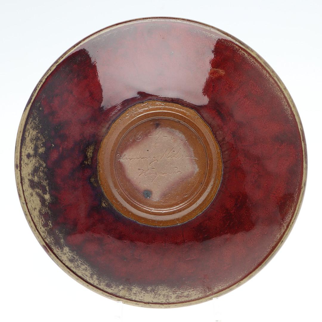 1962 Henning Nilsson Placa de sangre de buey Moderno de mediados de siglo en venta
