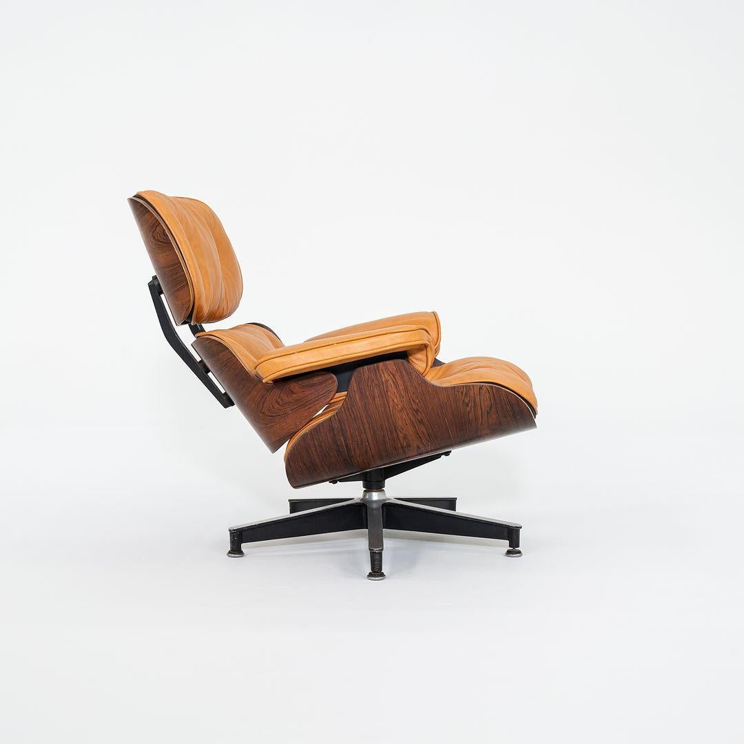 American 1962 Herman Miller Eames Lounge Chair and Ottoman in Brazilian Rosewood For Sale