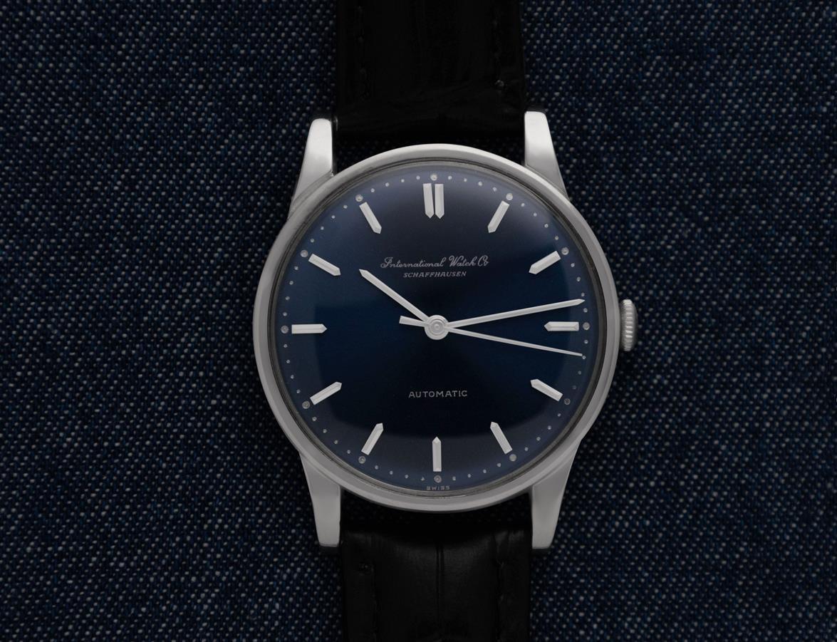 De los hombres 1962 IWC Vintage Hombre Tamaño Completo Automático Cal. 853 Isomura - Platino en venta