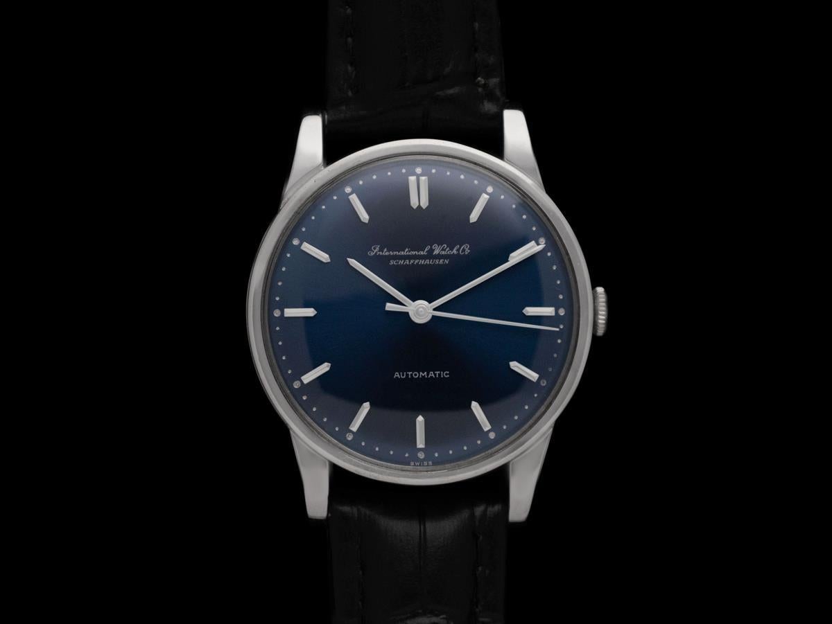 1962 IWC Vintage Hombre Tamaño Completo Automático Cal. 853 Isomura - Platino en venta 1