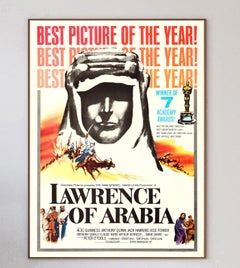 Lawrence of Arabia, Original-Vintage-Poster, 1962