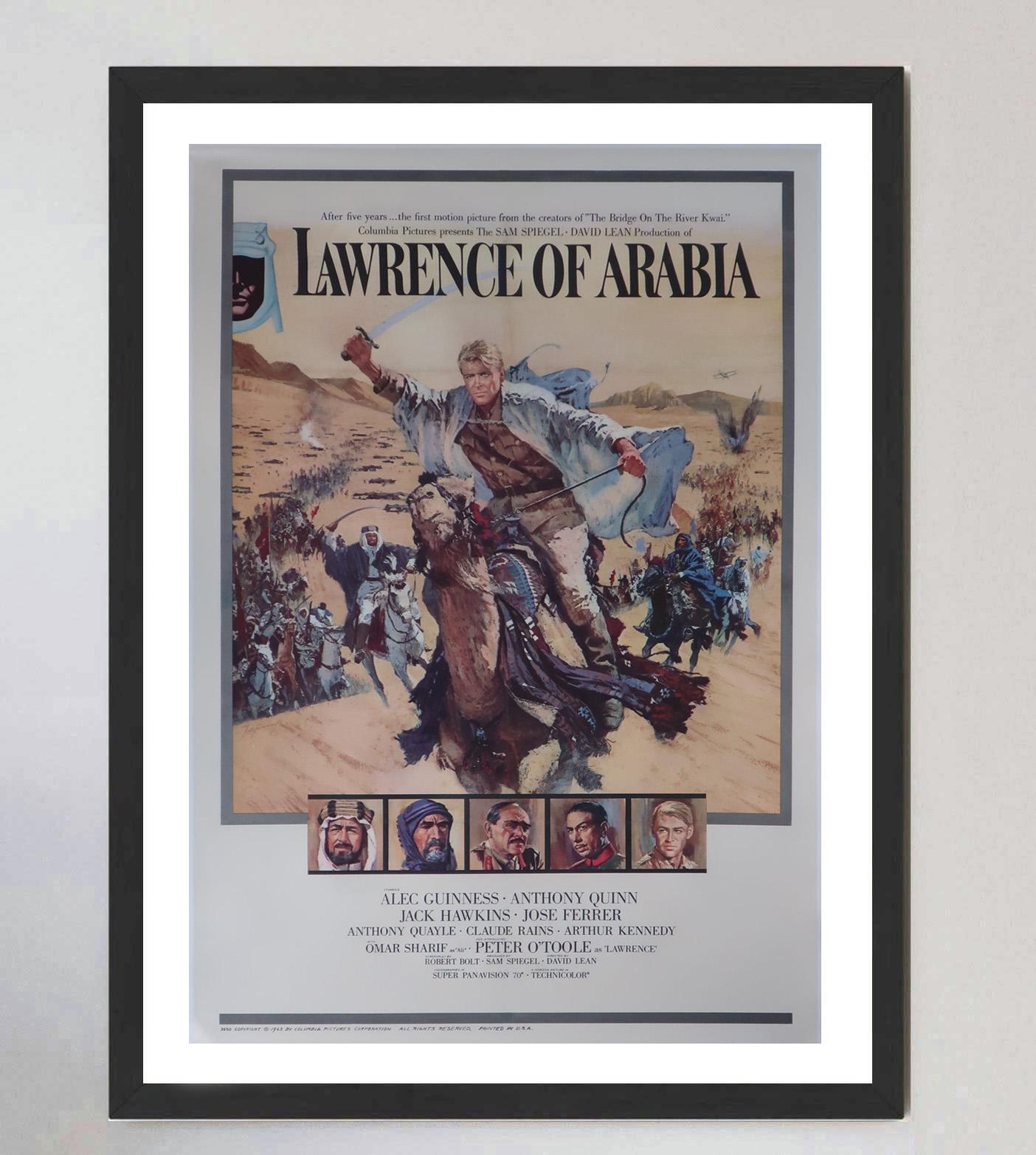 1962 Lawrence de Arabia Cartel original de época Estadounidense en venta