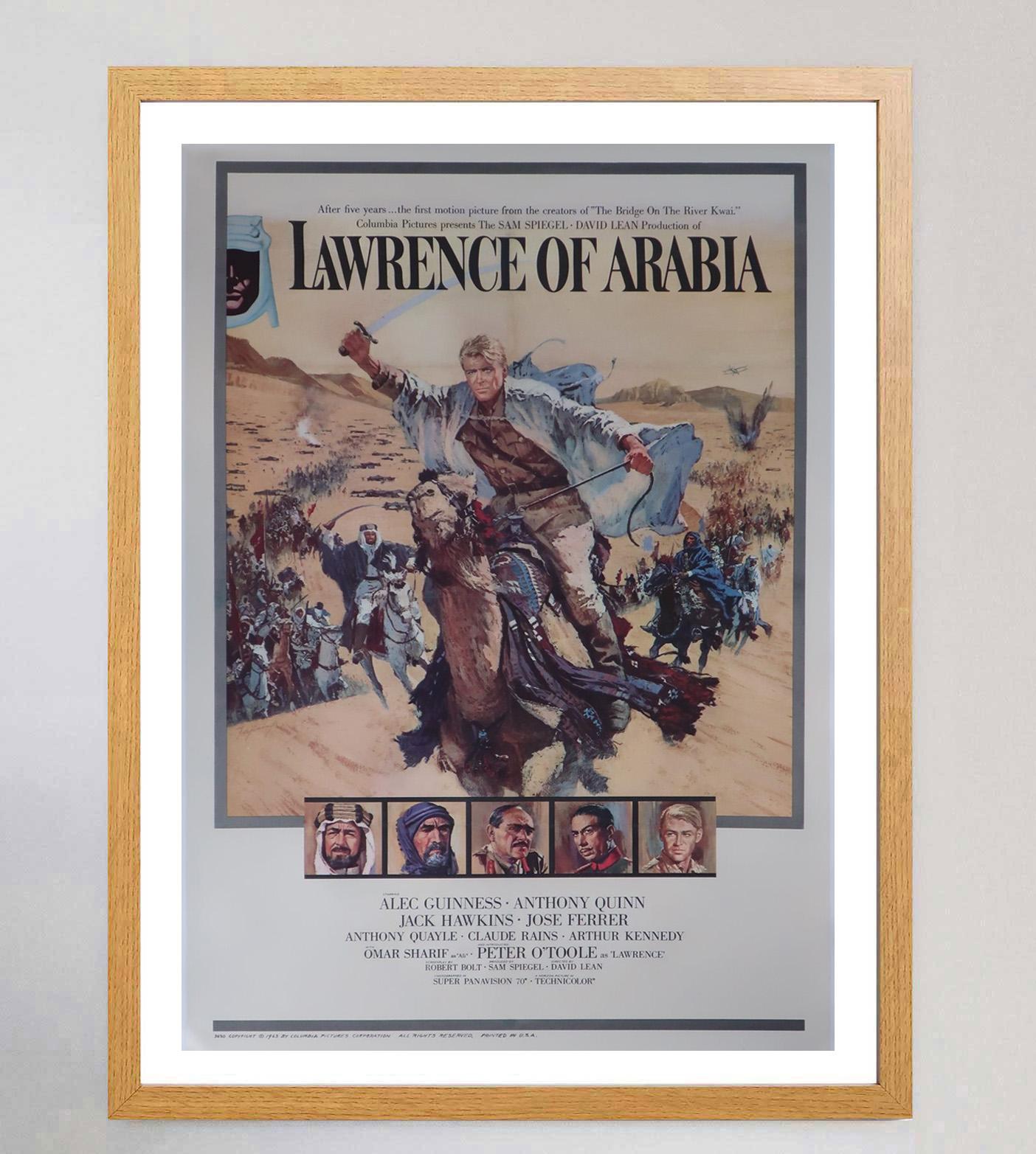 1962 Lawrence de Arabia Cartel original de época mediados del siglo XX en venta