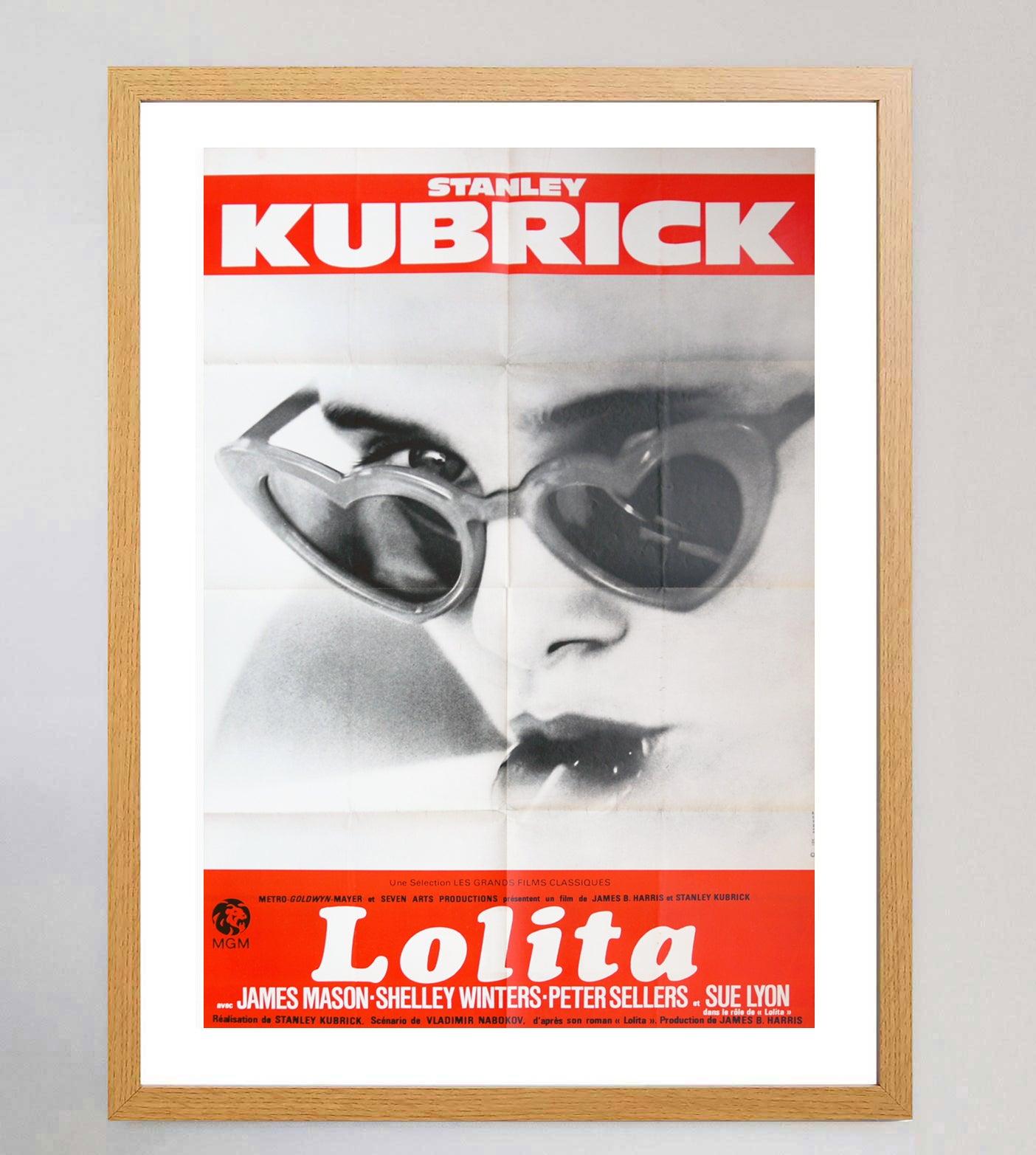 1962 Lolita (French) Original Vintage Poster In Good Condition For Sale In Winchester, GB